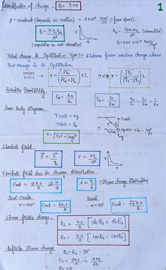 a piece of paper with some writing on it that has different types of numbers and shapes