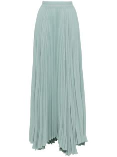 pastel green fully pleated elasticated waistband maxi straight hem unlined We've partnered with Good On You — an independent agency that rates how brands perform in relation to their impact on the planet, people and animals, with a multi-criteria rating simplified to a five points scale. In order to be awarded our conscious label, larger brands need to score a minimum of four out of five ('Good'), while smaller brands must score at least three out of five ('It's A Start'). This item comes from a Green Maxi Length Bottoms For Spring, Spring Workwear Maxi Skirt, Spring Workwear Full Length Maxi Skirt, Spring Workwear Maxi Skirt Full Length, Green Maxi Skirt For Spring Workwear, Spring Green Maxi Skirt For Work, Chic Full-length Pleated Skirt For Spring, Chic Green Maxi Length Bottoms, Full Length Pleated Skirt For Spring