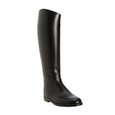 These Waterproof Rubber Boots Feature An Asymmetrical Top Line And Padded Softex Lining. Seam Details And Stacked Rubber Heel. Rubber Sole. Pre Owned Rubber Boots, Asymmetrical Tops, Rubber Heels, Riding Boots, Rain Boots, Rubber Sole, Size 10, Women Shoes, Boots