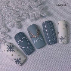 Sweater Nails, Nail Swag, Winter Nail