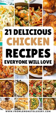 delicious chicken recipes for everyone will love