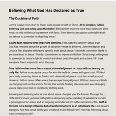 a page from the book believing what god has cleared as true