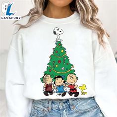 Charlie Brown And Friends Christmas, Christmas Tee, Christmas Shirt The Unisex 2D T-shirt is a versatile and stylish garment designed to suit any wardrobe. Made from high-quality, breathable cotton, this T-shirt features a minimalist 2D graphic that adds a modern touch without overwhelming the design. The unisex fit ensures a comfortable and relaxed silhouette, making it an ideal choice for both men and women. Available in a range of colors, this T-shirt can be effortlessly dressed up or down, p Charlie Brown And Friends, Brown And Friends, Christmas Shirt Ideas, Christmas Snoopy, Snoopy Shirt, Cute Christmas Shirt, Vintage Cartoons, Brown Christmas, Cute Christmas Shirts