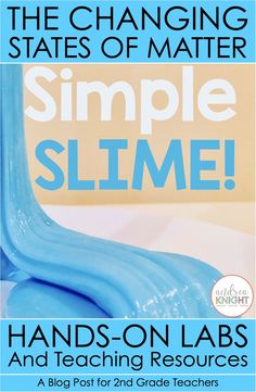 Making slime is a really fun way for kids to observe the changing states of matter. Need ideas? This slime recipe is so easy and has a super smooth textures kids love! Clear directions make the activity doable, and lab sheets provide guiding questions plus ample space for note-taking and reflection. In this blog post, you'll find several engaging activities and kid-friendly resources (like this one) for your 2nd grade lesson plans. Click through to get started! Physical Changes Activities, States Of Matter Activities, Matter Science Experiments, Changing States Of Matter, Matter Experiments, Changes In Matter, Ice Cream In A Bag, Matter Activities