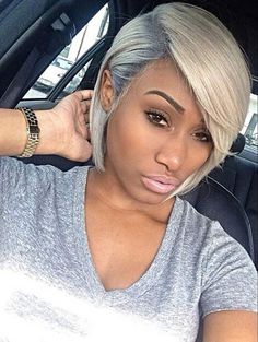 Short Hair Fishtail, Weave Black Women, Black Women Short Hair, Women Short Hair, Bob Haircuts