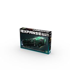 the expanse board game is in its box