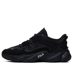 FILA Retro 'Black Purple' F12M141105FBK (SNKR/Men's/Low Top) Black Winter Sneakers For Streetwear, Black Winter Streetwear Sneakers, Urban Black Winter Sneakers, Fila Retro, Retro Running Shoes, Black Running Shoes, Black Shoes, Running Shoes, Purple