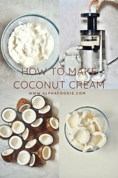 how to make coconut cream in the blender