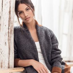 New Patterns & Kits at WEBS | Yarn.com Raglan Sleeve Sweater, Plus Size Fall Outfit, Plus Size Fall, Yarn Store, Stockinette Stitch, Knit Fashion, European Fashion, Knit Cardigan, Sweater Cardigan