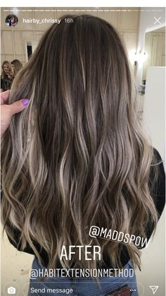 Fall Balayage Cool Tone, Low Maintenance Mushroom Brown, Brown Hair With Smokey Highlights, Straight Mushroom Brown Hair, Air Tuch Hair Color Blond, Chocolate Brown Hair Ash, Dimensional Mushroom Brown, Neutral Tone Brown Hair, Dimensional Ashy Brunette