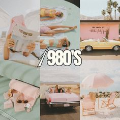 a collage of photos with the words 80s's