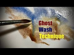 The "Ghost Wash" Watercolour Technique IS A GAMECHANGER !! - YouTube Watercolour Lessons, Art Demonstrations, Art Tutorials Watercolor, Watercolor Video, Watercolor Paintings For Beginners, Watercolor Lessons, Art Watercolour, Diy Watercolor Painting