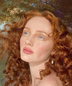 Ginger Artbreeder, French Girl Makeup Look, French Girl Makeup, Princess Vibe, Feminine Energy Aesthetic, Hair Color And Cut, Body Glove, Glam Looks