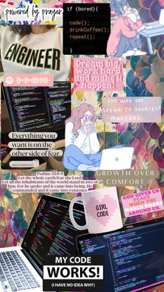 a collage of various computer related items