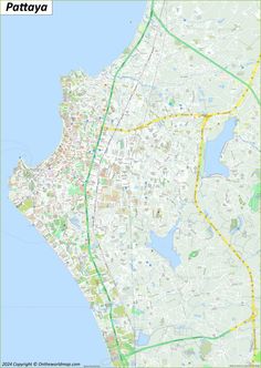 Detailed Map of Pattaya Pattaya