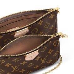 Multi Pochette Accessoires Monogram - Women - Handbags | LOUIS VUITTON ® Crossbody Louis Vuitton, Louis Vuitton Strap, Lv Multi Pochette, Round Coin Purse, Louis Vuitton Multi Pochette, Messenger Bag Backpack, Louis Vuitton Crossbody, Pink Monogram, Lv Handbags