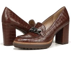 Naturalizer Callie-Moc | Zappos.com Croc Leather, Product Reviews, Loafer Shoes, Call Me, Leather Women, Patent Leather, Heel Height, Leather Upper, Loafers