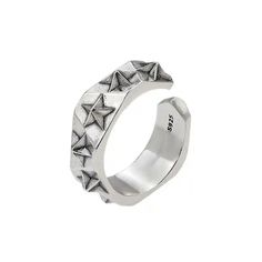 Star Adornment Elegance Ring - h0neybear Star Motif