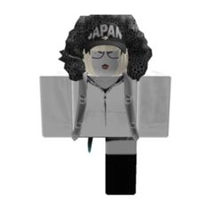 an image of a person with glasses and a hat that says japan on the front