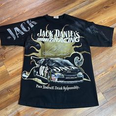 Gently Used Condition Size Large As Pictured Jack Daniels Shirt, Vintage Nascar, Shirts Vintage, Jack Daniels, Nascar, Short Sleeve Tee, Colorful Shirts, Tee Shirts, Mens Shirts