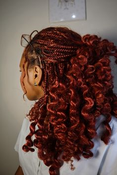 Burgundy Twists Black Women, Short Curly Weave, Curly Braided Hairstyles, Braiding Hairstyles, Protective Hairstyles Braids