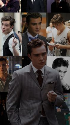 #chuckbass #charlesbass #gossipgirl #edwestwick Serena Van, Serena Van Der Woodsen, Chuck Bass, The Way He Looks