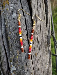 Understated yet bold, the Sedona Dessert single-strand seed bead earrings are ready to be your new favorite set. Handmade in North Texas. Multicolor Wooden Beaded Earrings, Multicolor Wooden Beads Round Earrings, Multicolor Wooden Beaded Round Earrings, Colorful Heishi Bead Dangle Earrings, Colorful Heishi Beaded Dangle Earrings, Round Beaded Heishi Bead Earrings As Gift, Gift Round Beaded Heishi Earrings, Gift Heishi Bead Earrings With Round Beads, Colorful Adjustable Heishi Beaded Earrings