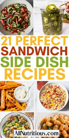 21 perfect sandwich side dish recipes