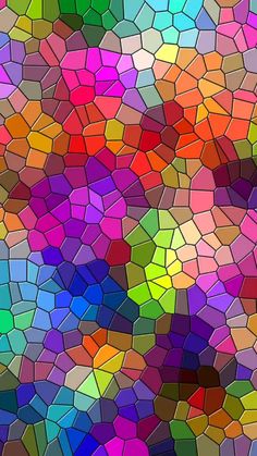 an image of a multicolored mosaic background