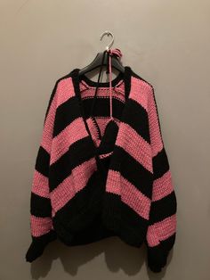 %100 hand-knitted black and pink cardigans, pink and black hand-knitted crop gifts, all of my products are handmade. You can choose us for the most beautiful and elegant gifts for yourself and your loved ones. Send us a message with what you would like to know. Trendy Pink Knitted Cardigan, Cozy Black Knitting Pattern, Cozy Black Hand Knitted Pattern, Black Hand Knitted Knitting Pattern, Black Hand Knitted Pattern, Oversized Hand-knitted Pink Cardigan, Trendy Hand Knitted Pink Sweater, Cozy Hand Knitted Black Cardigan, Trendy Pink Knit Cardigan