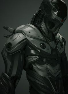 [Steel Soldier] Future Noir, Sci Fi Armor, Battle Armor, 3d Modelle, Tableau Art