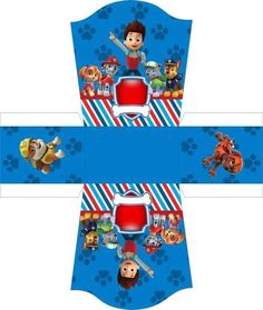 the paw patrol paper toy box