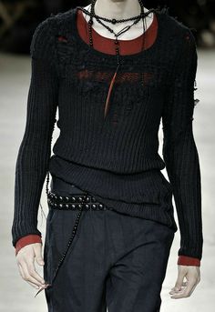 Goth Guys, New Rock, Ann Demeulemeester, Mode Inspo, Goth Outfits, 가을 패션, Looks Style, Spring 2017