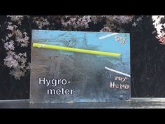 there is a sign that says hygro - meter on it