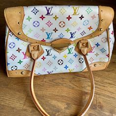 Louis Vuitton Size: Gm Or Size(Inch) : W14.2 X H9.8 X D6.7inch(Approx) Color: White Multi-Color W/Red Interior Style: Murakami Beverly Condition: Great Listing This Baby Today!! Who Wants It? Still Shines Bright Like A Diamond. Get It!! Comes With Lv Dust Bag And Possibly A Box. I Have To Check. Also The Interior Is In Excellent Condition And Beautifully Red. Bags Louis Vuitton, Red Interior, Shine Bright Like A Diamond, Red Interiors, Shine Bright, A Box, Louis Vuitton Bag, Interior Styling, Dust Bag