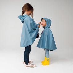 **Kids Capes are made to order. Please allow 3-5 days for your order to ship. No returns.** Special edition Cleverkid Rain Capes for Bike Buses! Cleverkid rain capes are designed for two things: kids and rain. Cleverkids feature an attached hood and ample coverage for backpacks, lunch boxes and stuff. Easy on and off, just put your head through the head hole and off you go! These special capes feature the KID BIKE BUS reflective heat transfer patch. Like all Cleverhood rain capes, this kids rain Kids Capes, Cold Bag, Calm Kids, Inktober 2024, Rain Cape, Capes For Kids, Peripheral Vision, Raincoat Kids, Kids Rain