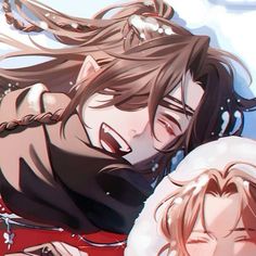 Xie Lian Hua Cheng, Creepy Core, Heaven Official's Blessing, Hua Cheng, Couples Icons, Character Wallpaper, Couple Drawings