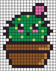 an image of a cross stitch pattern with a cupcake in the shape of a cat