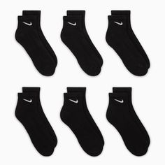 Nike Everyday CushionedTraining Ankle Socks (6 Pairs)COMFORT AND SUPPORT.Power through your workout with the Nike Everyday Cushioned Socks. The thick terry sole gives you extra comfort for footdrills and lifts, while a ribbed arch band wraps your midfoot for a supportive feel.Dri-FIT technology helps keep your feet dry and comfortable.Thick terry sole offers comfort and impact absorption.Ribbed arch band provides a supportive feel.1/4-length silhouette covers your ankle.More Details Fabric: Soli The Black Keys, Viktor & Rolf, Shoe Show, Sporty Look, 6 Packs, Ankle Socks, Juventus, Cristiano Ronaldo, Neymar