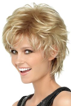 Short Spiky Hairstyles, Dance Hairstyles, Short Curly Wigs, Chic Hairstyles, Short Wigs