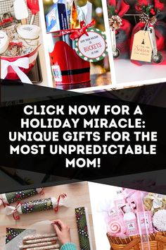 christmas gifts for the most unpreedetable mom in the world - click now for a holiday miracle unique gifts for the most impeciable mom