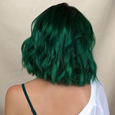 Hair Color Wax, Emerald Green Hair, Green Hair Dye, Bold Hair Color, Color Your Hair, Dye My Hair