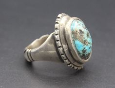 Unique Turkish silver ring. Beautiful natural Turquoise stones with adorable workmanship. Please do not hesitate to contact if you have any questions about items or further information. Measures : Size of the ring : 10.25 US Jewelry Ring Mandrel, Weight : 16.3 Grams, Rustic Sterling Silver Turquoise Ring Gift, Heirloom Handmade Silver Turquoise Ring, Handmade Heirloom Silver Turquoise Ring, Rustic Silver Turquoise Ring For Gift, Rustic Silver Turquoise Ring Gift, Antique Turquoise Sterling Silver Ring, Handmade Antique Turquoise Ring In Sterling Silver, Untreated Sterling Silver Rings With Rustic Style, Vintage Turquoise Rings With Natural Stones