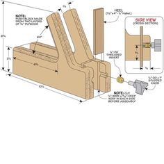 the diagram shows how to use a vice for cutting wood and other things that can be used