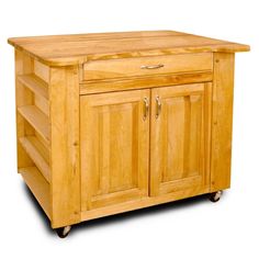 010246640267xl_-1331129202.jpg Raised Panel Cabinet Doors, Butcher Block Kitchen Island, Island On Wheels, Portable Kitchen Island, Natural Wood Kitchen, Kitchen Island On Wheels, Butcher Block Wood, Island Cart, Butcher Block Kitchen