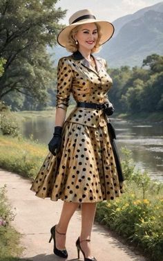 Nice Heels, Smile 2, Vip Dress, Mode Retro, Retro Mode, Fashion Attire, Vintage Style Dresses