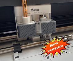 an image of a new version of cricut pencil sharpener in use on a machine