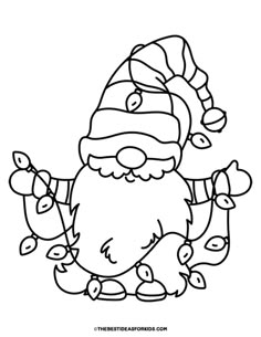 santa claus coloring pages for kids to print and color on the christmas season is here