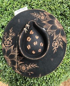 Jack Daniels Custom Burned Hat - Etsy Hand Painted Cowboy Hats, American Flag Hat, Country Jewelry