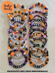 halloween bracelets are sold individually